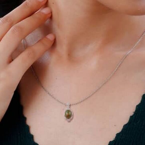 Unakite Pendant Necklace - Picture 3 of 15